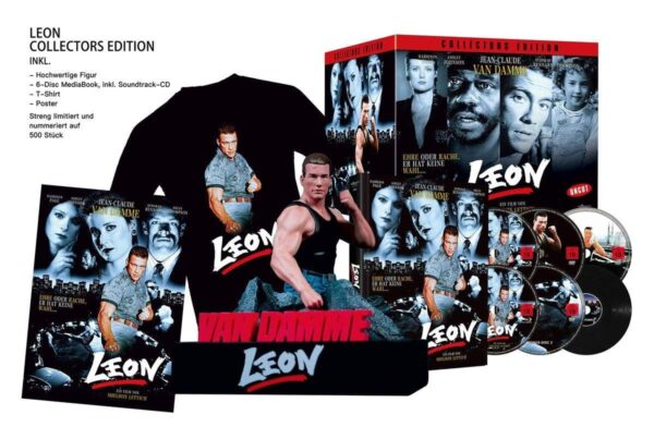 Leon - Mediabook - Limitiert auf 500 Stück (+ 2 DVDs) (+ Bonus-DVD) (+ CD) (+ Figur) (+ T-Shirt) [2 BRs]