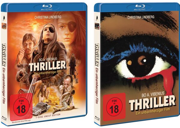 Thriller Doppelpack Blu-ray  ,Kinofassung + Unrated Festival Fassung , 2x BD Edition, limited 500 inkl.Limitierungssticker