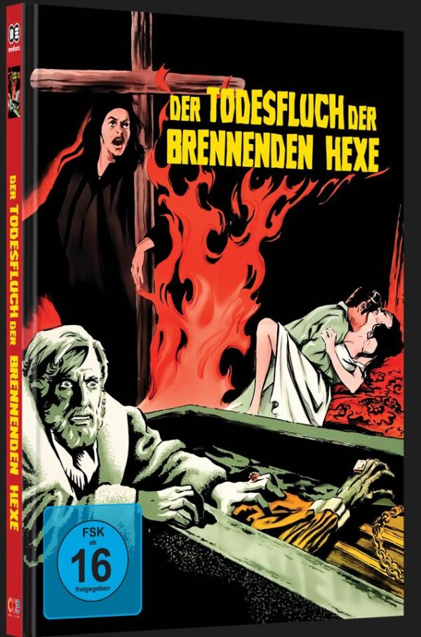 Der Todesfluch der brennenden Hexe Mediabook Cover A (DVD+Blu-ray) Limited Edition 333 St.