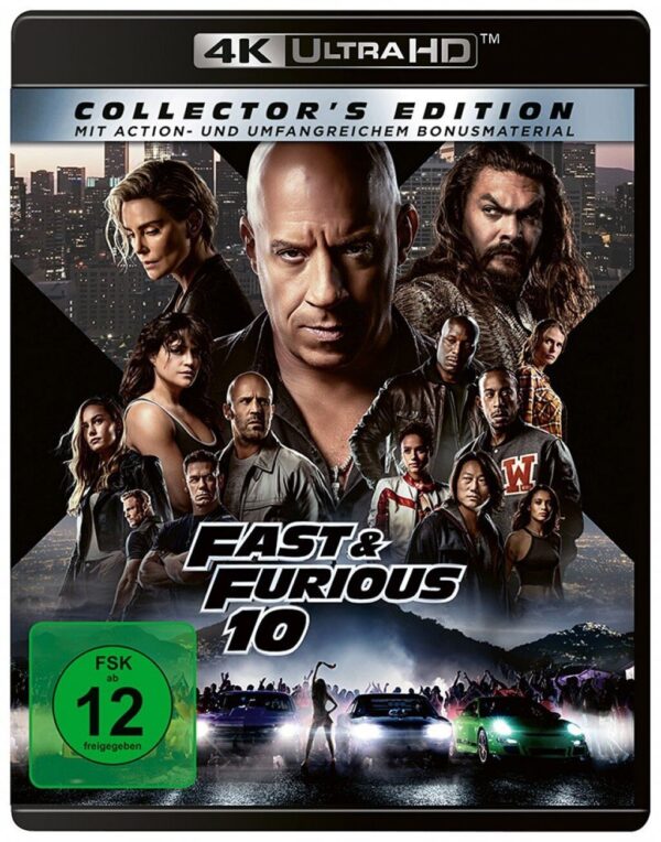 Vorbestellung: Fast & Furious 10 - Vin Diesel 4K UHD Blu-ray VÖ: 24.08.2023