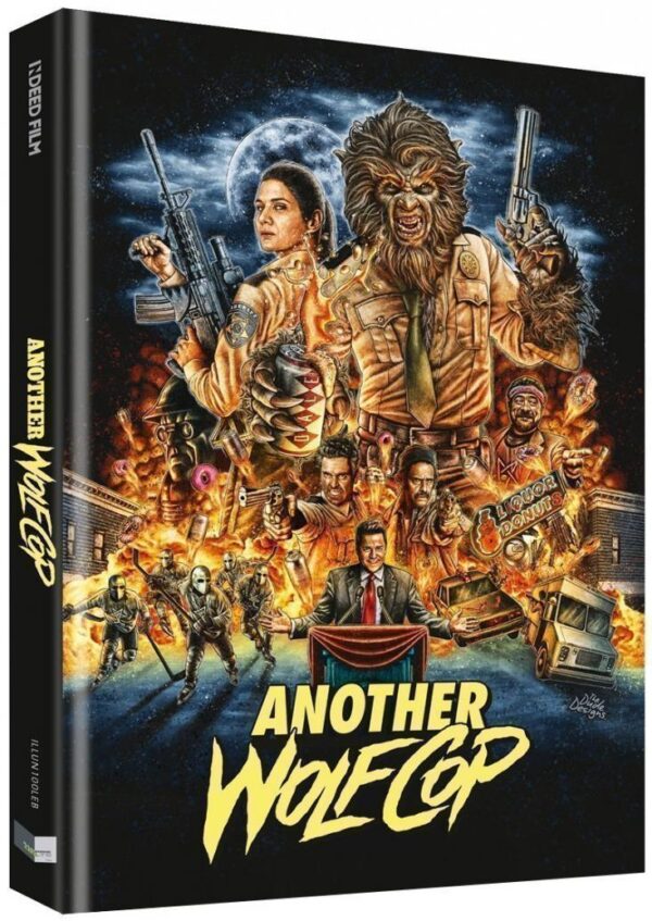 BR+DVD Another Wolfcop - 2-Disc Limited Uncut Collectors Edition Mediabook (Cover B) - limitiert auf 333 Stk