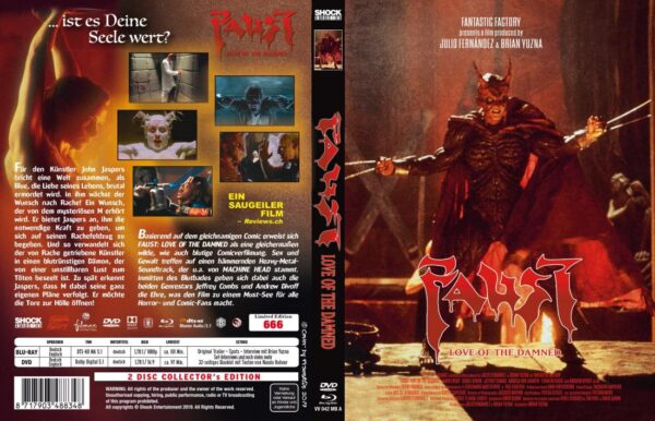 Faust - Love of the Damned - 2-Disc Mediabook - Cover A - Limitiert auf 666 Stück Blu-ray+DVD – Bild 2