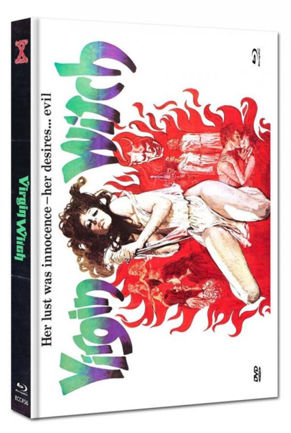 BR+DVD Virgin Witch UNCUT 2-Disc Mediabook (Cover E) - limitiert & nummeriert auf 222 Stück