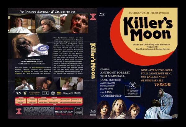 BR+DVD Killers Moon UNCUT 2-Disc Mediabook (Cover C) - limitiert & nummeriert auf 222 Stück – Bild 2