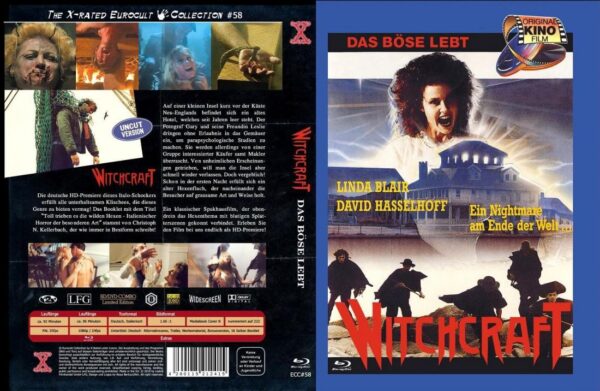 BR+DVD Witchcraft UNCUT 2-Disc Mediabook (Cover B) - limitiert & nummeriert auf 222 Stk