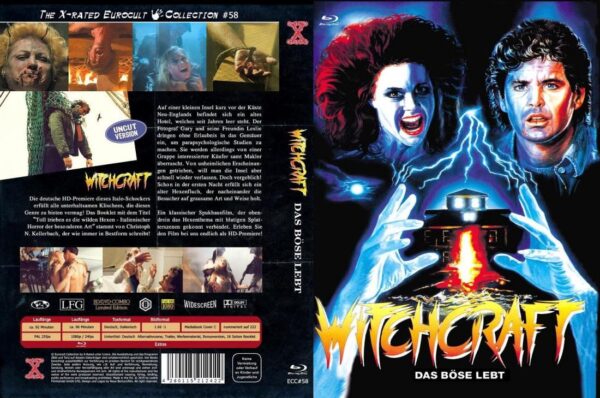 BR+DVD Witchcraft UNCUT 2-Disc Mediabook (Cover C) - limitiert & nummeriert auf 222 Stk