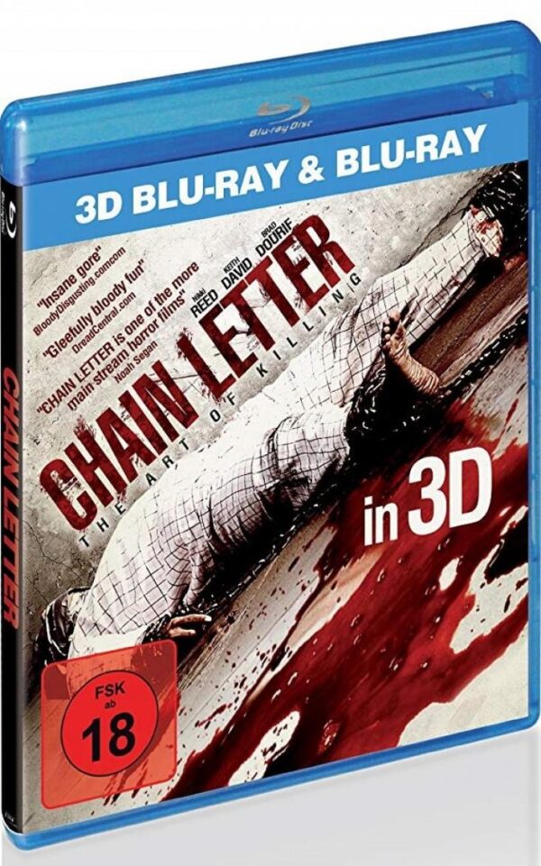 Chain Letter  3 D + 2 D Blu-ray NEU/OVP FSK18!