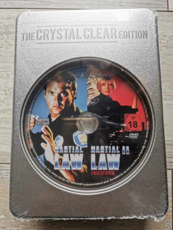 Martial Law 1 + 2 - Doppelte Action mit Cynthia Rothrock  The Crystal Clear Edition DVD Metallbox