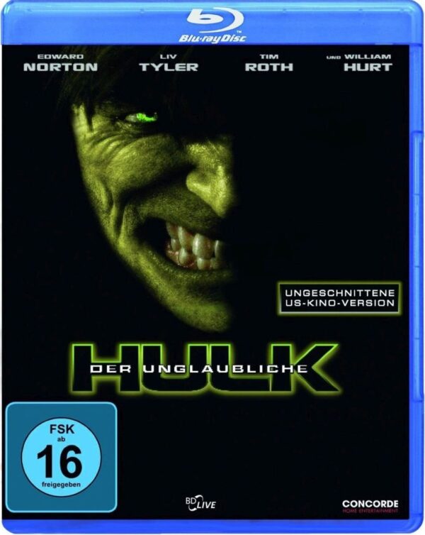 Der unglaubliche Hulk, Blu-Ray